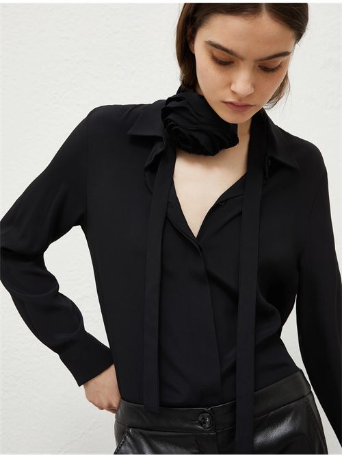 camicia donna nera MARELLA | NASTRO124/006